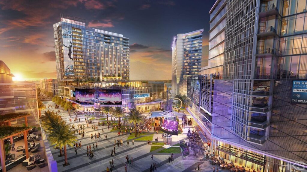 construction projects in downtown orlando-Orlando Magic Sports & Entertainment District