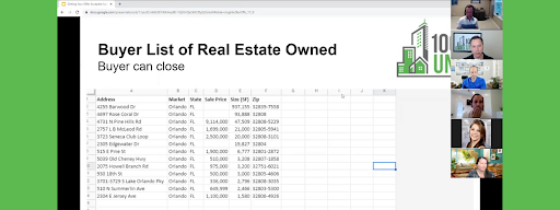 If you’re not a known quantity, present a list of real estate owned